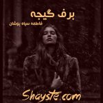 دانلود رمان برف گیجه به قلم فاطمه سیاه‌ پوشان با لینک مستقیم